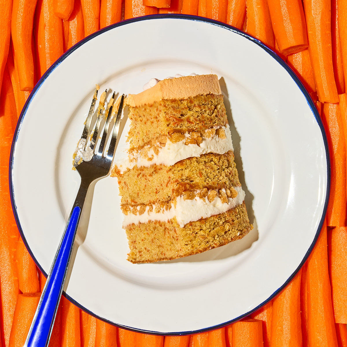 10" Carrot Crackle Marshmallow Cake